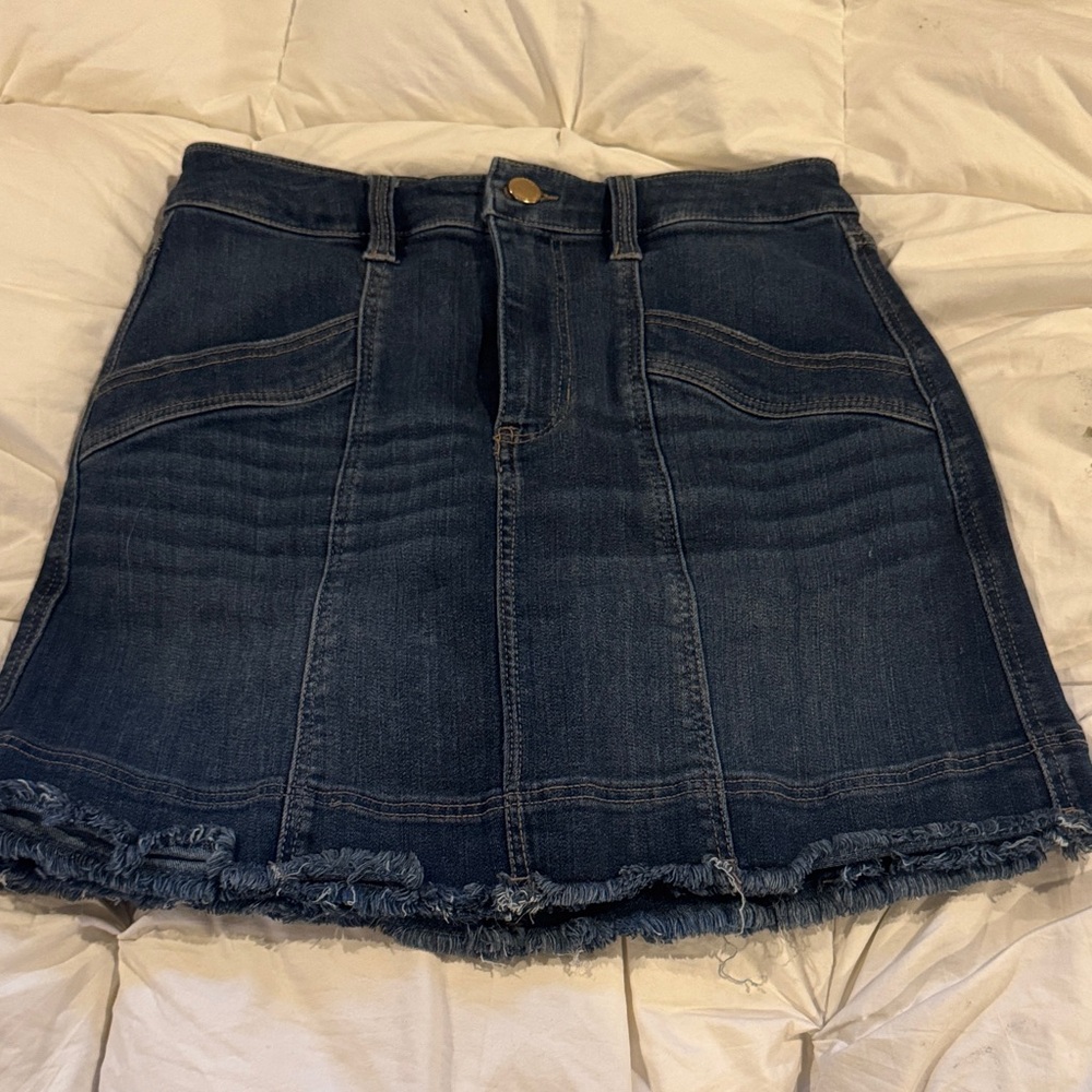 Denim Mini Skirt